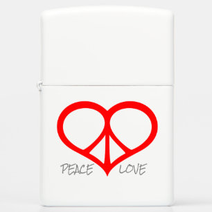 Peace & Love Zippo Lighter