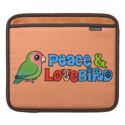 Peace & Lovebird iPad Sleeve