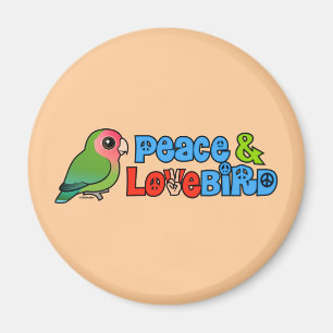 Peace & Lovebird Magnet