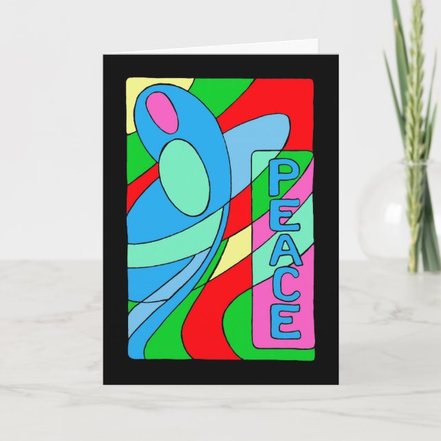 Peace Madonna Christmas Card (Front)