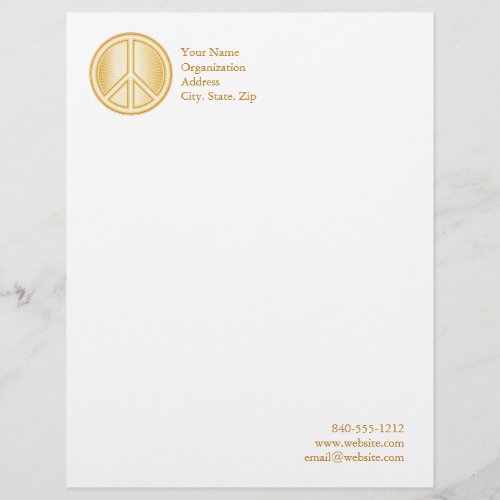 Peace Mandala Letterhead