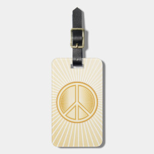 Peace Mandala Luggage Tag