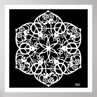 Peace Mandala Poster