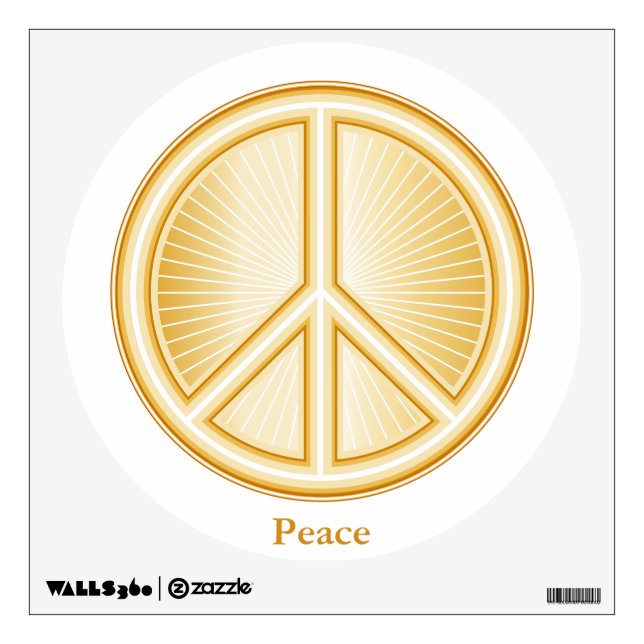Peace Mandala Wall Decal (Front)