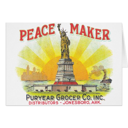 Peace Marker Grocers - Vintage Ad (Front Horizontal)