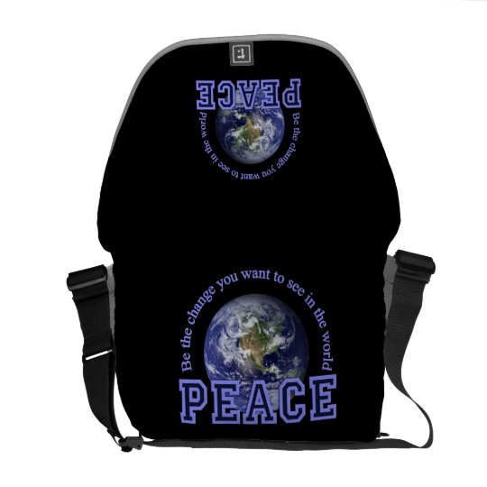 PEACE messenger bag