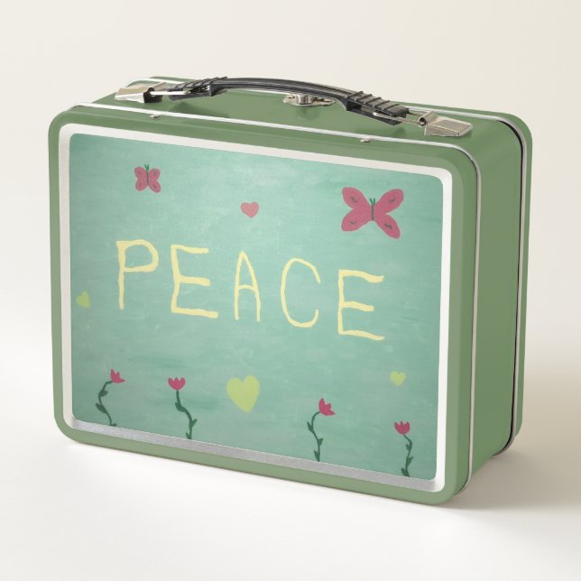 Peace Metal Lunchbox (Back)