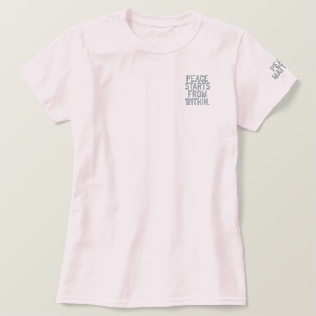 Peace Method T-Shirt 1 (Design Front)