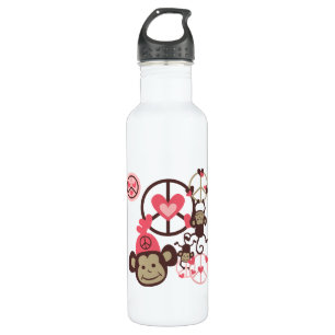 Peace Monkey Water Bottle
