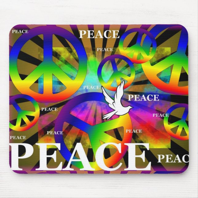 Peace Mouse Pad (Front)