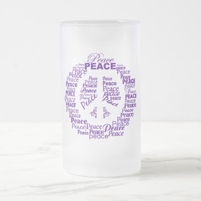 Peace mug - choose style & color (Center)