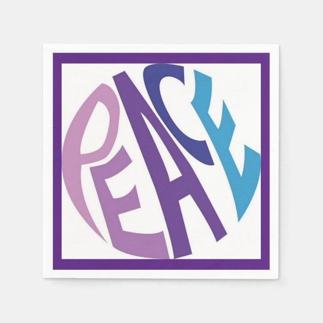 PEACE  NAPKINS (Front)