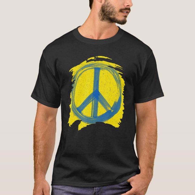 Peace  No War Paint B T-Shirt (Front)