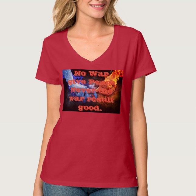 Peace no war Women T-shirt (Front)