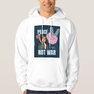 Peace not war hoodie