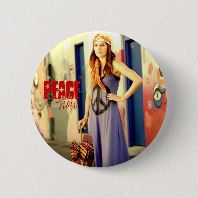 Peace Now Button (Front)