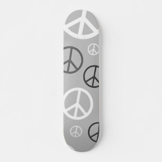 Peace of gray skateboard