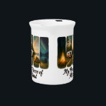 Peace of Mind Camping Porcelain Pitcher<br><div class="desc">Definitely a stylish,  decorative design representing the great outdoor life we all crave. Such a peaceful scene of tranquility and relaxation.  Any outdoor,  adventurous and nature lover will truly love this design. Reminding everyday of where they long to be. Don’t let this one get by you,  order today.</div>