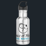 Peace of Mind Water Bottle<br><div class="desc">Stainless steel water bottle with Peace of Mind Dog Rescue logo</div>