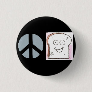 Peace of Toast Button