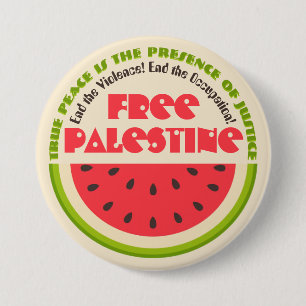Peace of Watermelon Button