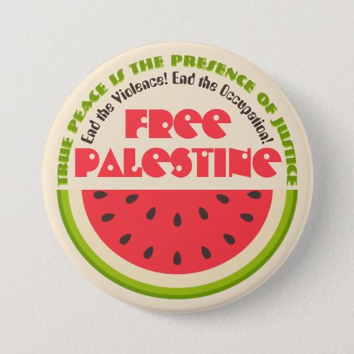 Peace of Watermelon Button