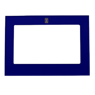 Peace Officer Thin Blue Line Badge Magnetic Photo Frame