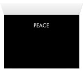 PEACE Om Cards (Inside Horizontal (Bottom))
