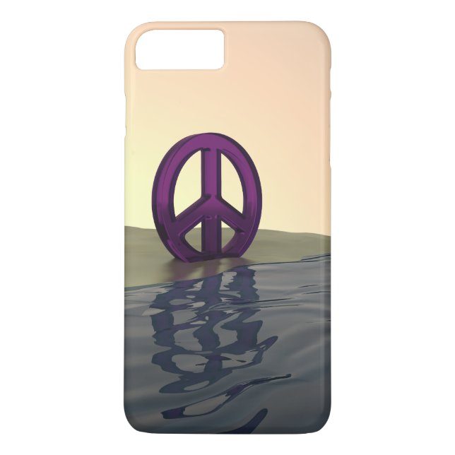 Peace on a Beach Case-Mate iPhone Case (Back)