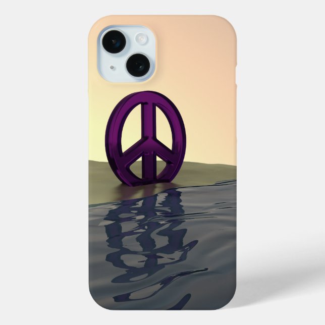 Peace on a Beach Case-Mate iPhone Case (Back)