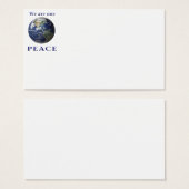 Peace on earth (Front & Back)