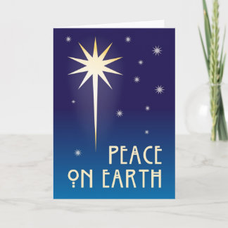 Peace On Earth 1 Holiday Card