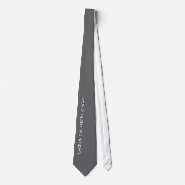 PEACE ON EARTH 1 NECK TIE (Front)
