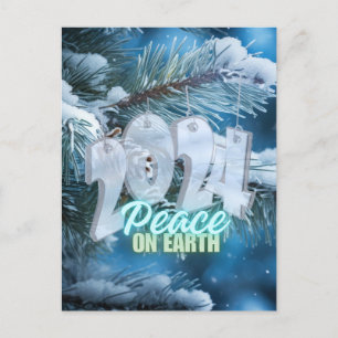 Peace on Earth 2024 Holiday Postcard