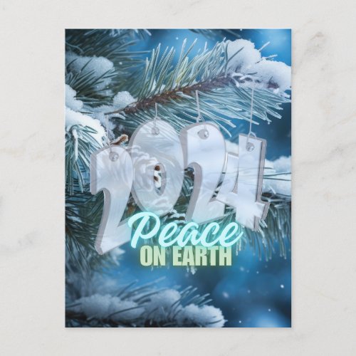 Peace on Earth 2024 Holiday Postcard