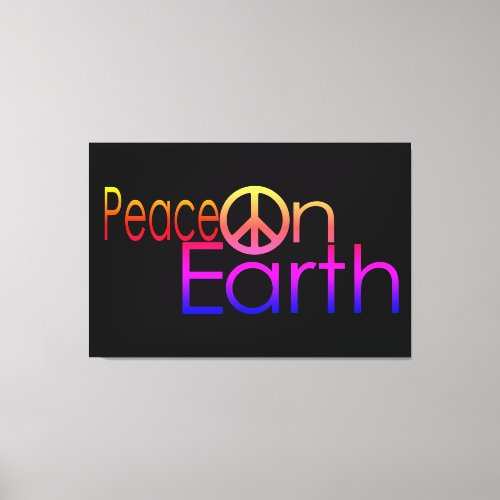 Peace on Earth 2 Canvas Print