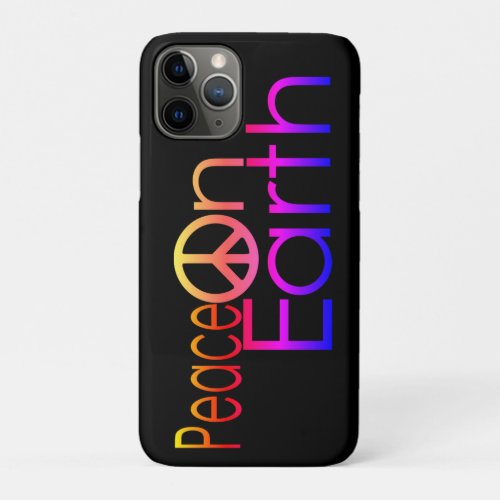 Peace on Earth 3 iPhone 11 Pro Case