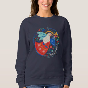 Peace on Earth Angel Design Sweatshirt