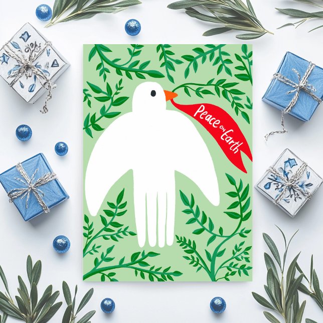 Peace on Earth Bird Dove Christmas Xmas Holiday Card (Peace on Earth Bird Dove Christmas Xmas Holiday Card
)