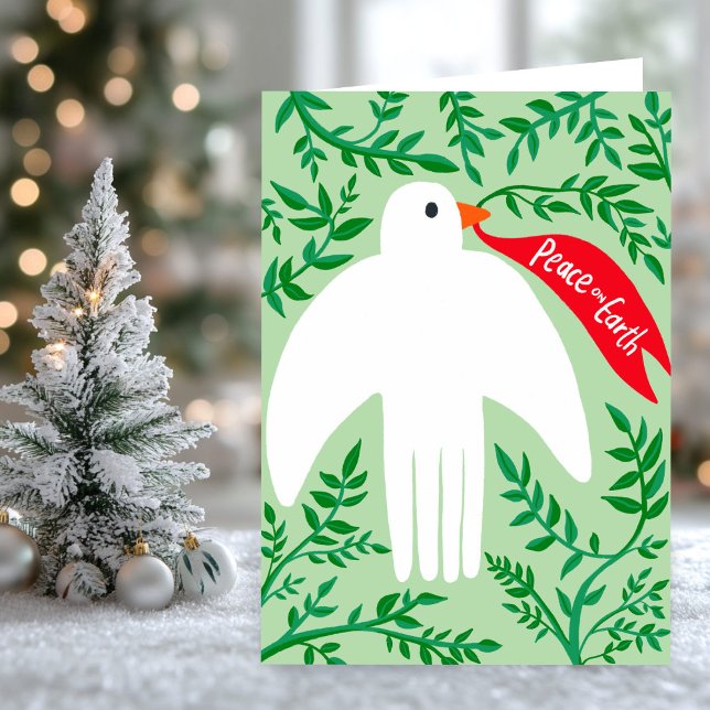 Peace on Earth Bird Dove Christmas Xmas Holiday Card (Peace on Earth Bird Dove Christmas Xmas Holiday Card
)