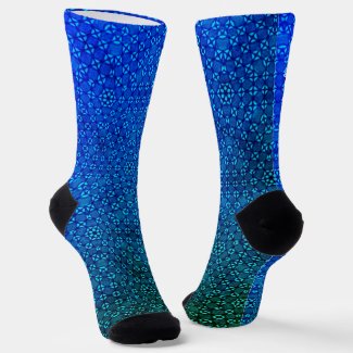 Peace On Earth Blue Green Modern Design