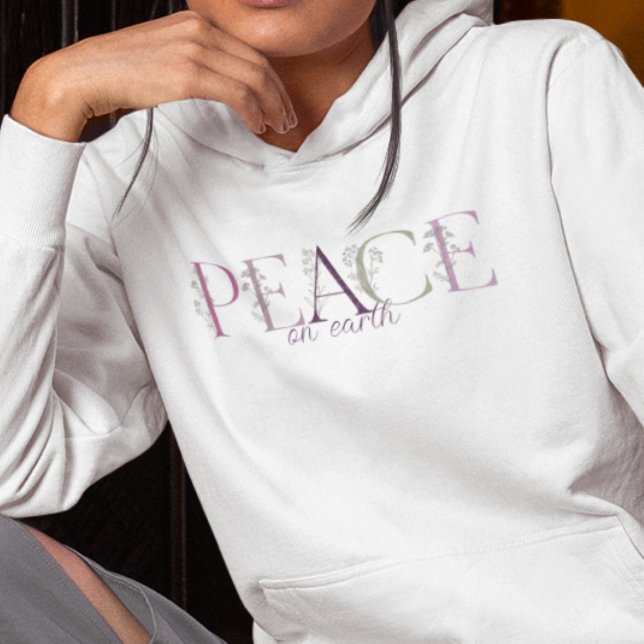 Peace On Earth Botanical  Hoodie (Creator Uploaded)