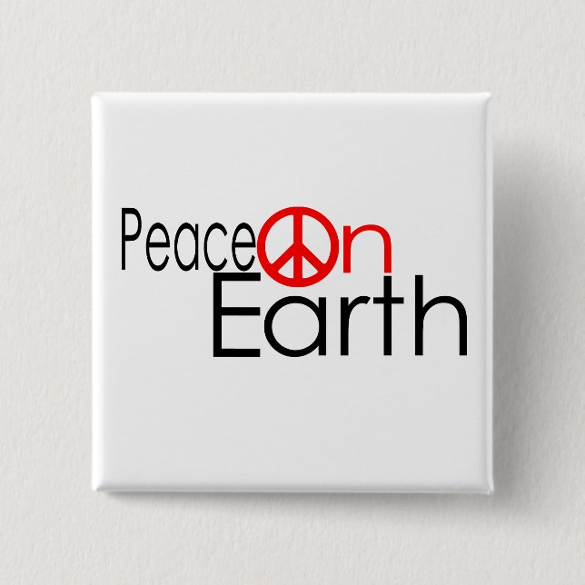 Peace on Earth Button (Front)