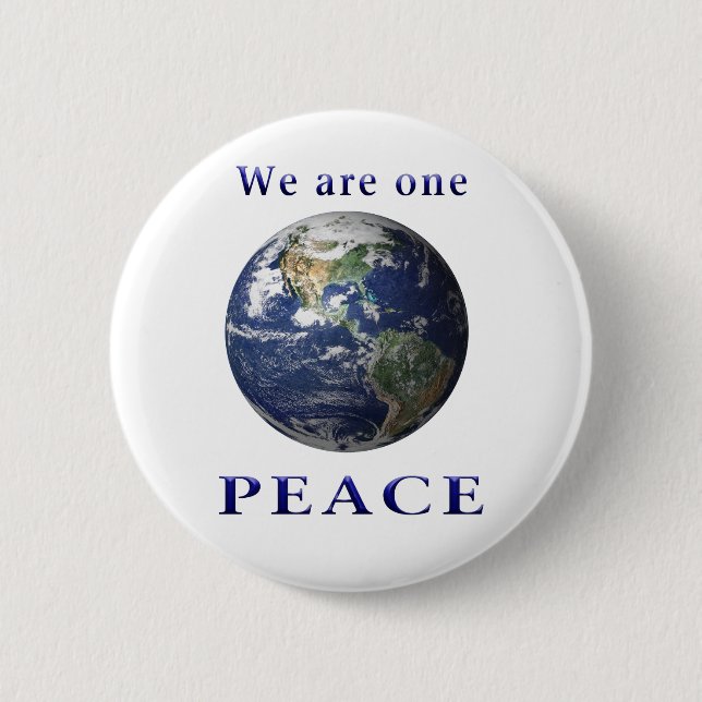 Peace on earth button (Front)