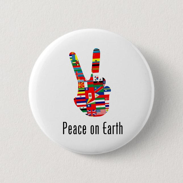 Peace On Earth Button (Front)