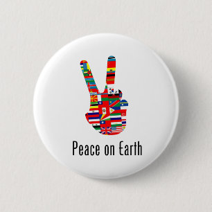Peace On Earth Button