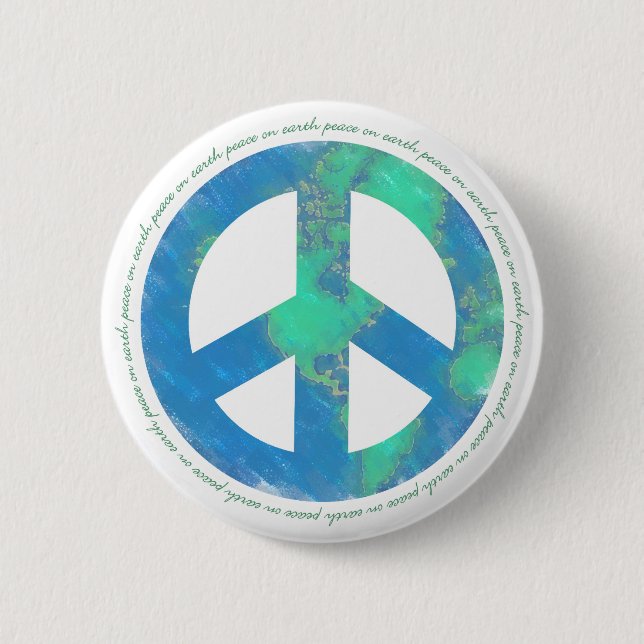 Peace On Earth Button (Front)