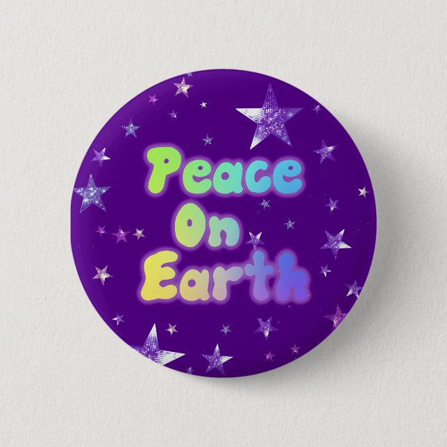 Peace On Earth Button (Front)