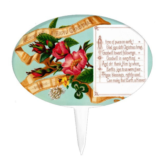 Peace on Earth Cake Topper (Front)