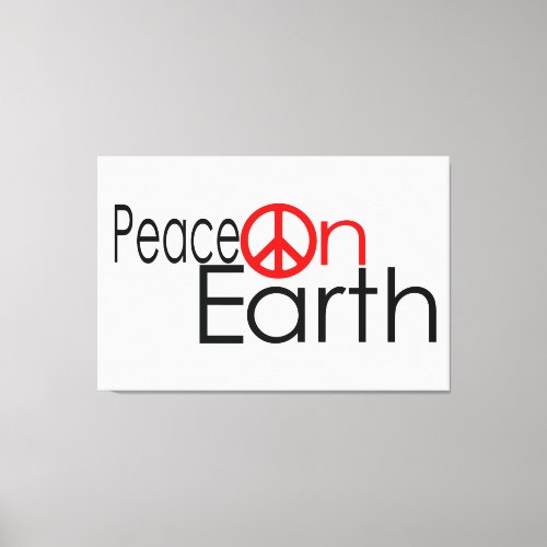 Peace on Earth Canvas Print